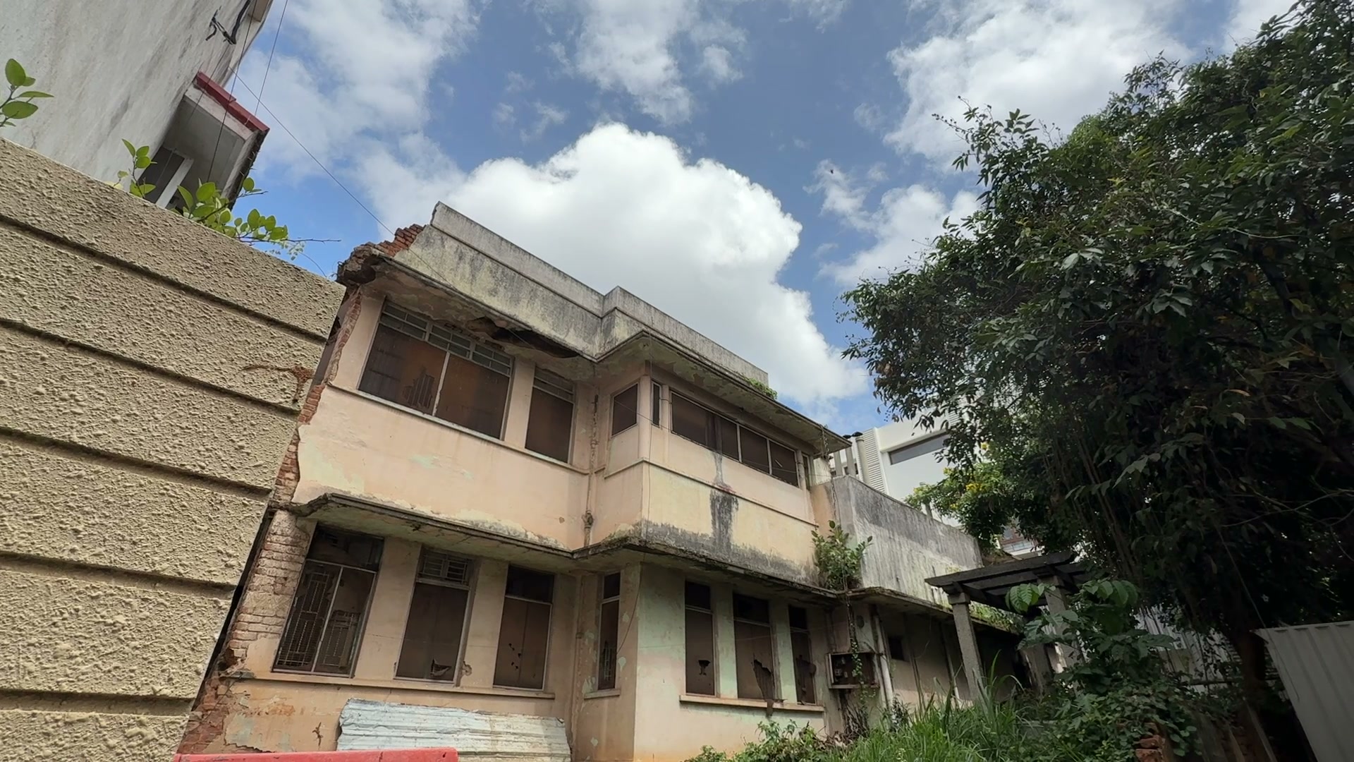 The hundred-year-old two-storey bungalow in Basavanagudi.